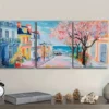 3pcs Featuring Blooming Cherry Blossoms Wall Art Set Canvas Framed 40x60cm - High Quality Print 100% Australian Made Wall Canvas Ready to Hang - Image 3