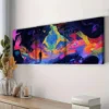 3pcs Strange Place (4), Wall Art Set Canvas Framed 50x70cm - High Quality Print 100% Australian Made Wall Canvas Ready to Hang - Image 2