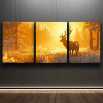 3pcs Sunset Canvas Framed 50x70cm- High Quality Print 100% Australian Made Wall Canvas Ready to Hang
