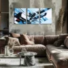 3pcs Urban Architecture, Abstract, Wall Art Set Canvas Framed 40x60cm - High Quality Print 100% Australian Made Wall Canvas Ready to Hang - Image 2