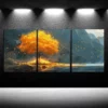 3pcs Beautiful Autumn & Mountain Canvas Framed 50x70cm- High Quality Print 100% Australian Made Wall Canvas Ready to Hang