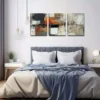 3pcs Color Abstract Design Canvas Framed 50x70cm- High Quality Print 100% Australian Made Wall Canvas Ready to Hang - Image 2