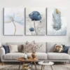 3pcs Mediterranean Seascape Canvas Framed 50x70cm- High Quality Print 100% Australian Made Wall Canvas Ready to Hang