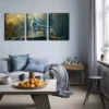 3pcs A Lone Wolf, New Launch Wall Art Set Canvas Framed 40x60cm - High Quality Print 100% Australian Made Wall Canvas Ready to Hang - Image 2