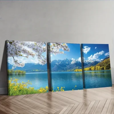 3pcs Lijiang, Yunnan, Luxurious, Wall Art Set Canvas Framed 40x60cm - High Quality Print 100% Australian Made Wall Canvas Ready to Hang