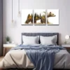 3pcs Majestic Bear Forest Close-Up Wall Art Set Canvas Framed 40x60cm - High Quality Print 100% Australian Made Wall Canvas Ready to Hang - Image 3