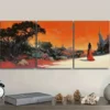 3pcs Strange planet (2), Luxurious Wall Art Set Canvas Framed 50x70cm - High Quality Print 100% Australian Made Wall Canvas Ready to Hang - Image 3