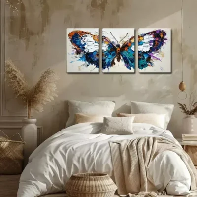 3pcs Product That Brings Good Luck, a Colorful Wall Art Set Canvas Framed 40x60cm - High Quality Print 100% Australian Made Wall Canvas Ready to Hang