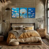 3pcs A Dandelion A World Wall Art Set Canvas Framed 40x60cm - High Quality Print 100% Australian Made Wall Canvas Ready to Hang - Image 3