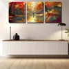 3pcs Forest Walk Canvas Framed 50x70cm- High Quality Print 100% Australian Made Wall Canvas Ready to Hang - Image 3