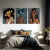 3pcs Butterfly Elegance Modern Canvas Framed 50x70cm- High Quality Print 100% Australian Made Wall Canvas Ready to Hang - Image 3