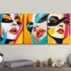 3pcs Women's poster Wall Art Set Canvas Framed 40x60cm - High Quality Print 100% Australian Made Wall Canvas Ready to Hang - Image 3