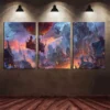 3pcs Nordic Modern Black and White Canvas Framed 50x70cm- High Quality Print 100% Australian Made Wall Canvas Ready to Hang - Image 2