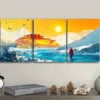 3pcs Potala Palace, Luxurious, Wall Art Set Canvas Framed 40x60cm - High Quality Print 100% Australian Made Wall Canvas Ready to Hang - Image 2