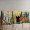3pcs Spring Forest, Luxurious Wall Art Set Canvas Framed 50x70cm - High Quality Print 100% Australian Made Wall Canvas Ready to Hang
