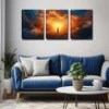 3pcs ,People In Dreams Wall Art Set Canvas Framed 40x60cm - High Quality Print 100% Australian Made Wall Canvas Ready to Hang - Image 2
