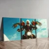 3pcs Free old for Man (6) Wall Art Set Canvas Framed 50x70cm - High Quality Print 100% Australian Made Wall Canvas Ready to Hang