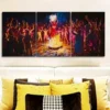 3pcs Luxurious, Opera Performance Wall Art Set Canvas Framed 50x70cm - High Quality Print 100% Australian Made Wall Canvas Ready to Hang - Image 2