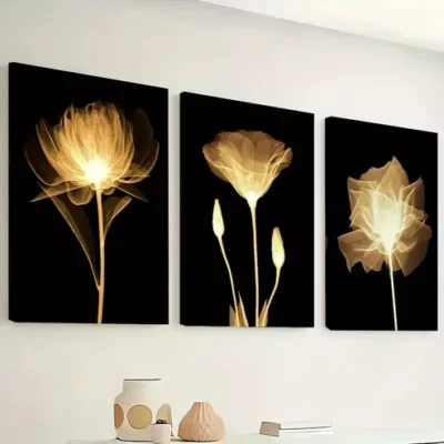 3pcs Vibrant Color African Women's painting Wall Art Set Canvas Framed 40x60cm - High Quality Print 100% Australian Made Wall Canvas Ready to Hang