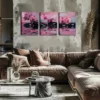 3pcs Water, Pebbles, Orchids Wall Art Set Canvas Framed 40x60cm - High Quality Print 100% Australian Made Wall Canvas Ready to Hang - Image 3