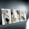 3pcs Nordic Modern Black and White Wall Art Abstract Canvas Framed 40x60cm - High Quality Print 100% Australian Made Wall Canvas Ready to Hang