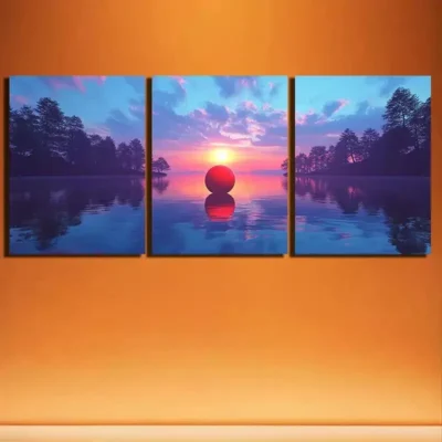 3pcs Living Room Bedroom Canvas Framed 50x70cm- High Quality Print 100% Australian Made Wall Canvas Ready to Hang