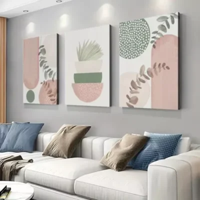 3pcs Boho Chic Canvas Canvas Framed 50x70cm- High Quality Print 100% Australian Made Wall Canvas Ready to Hang