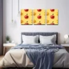 3pcs Different Sizes Of Apple Creative Style Wall Art Set Canvas Framed 40x60cm - High Quality Print 100% Australian Made Wall Canvas Ready to Hang - Image 2