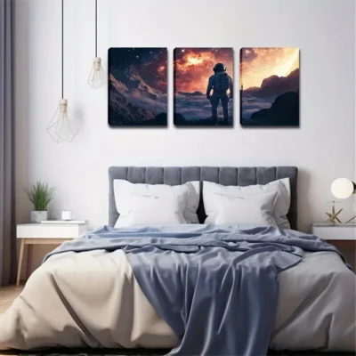 3pcs Magnificent And Spectacular Scenery Wall Art Set Canvas Framed 40x60cm - High Quality Print 100% Australian Made Wall Canvas Ready to Hang