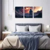 3pcs Magnificent And Spectacular Scenery Wall Art Set Canvas Framed 50x70cm - High Quality Print 100% Australian Made Wall Canvas Ready to Hang - Image 3