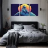3pcs stars fantasy Universe anime style Wall Art Set Canvas Framed 40x60cm - High Quality Print 100% Australian Made Wall Canvas Ready to Hang - Image 2