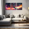 3pcs  Future Human Beings Freely Explore Wall Art Set Canvas Framed 40x60cm - High Quality Print 100% Australian Made Wall Canvas Ready to Hang - Image 2
