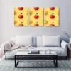 3pcs Different Sizes Of Apple Creative Style Wall Art Set Canvas Framed 40x60cm - High Quality Print 100% Australian Made Wall Canvas Ready to Hang - Image 3