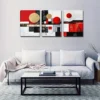 3pcs Triple Frame Creative  Wall Art Set Canvas Framed 50x70cm - High Quality Print 100% Australian Made Wall Canvas Ready to Hang