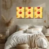 3pcs Different Sizes Of Apple Creative Style Wall Art Set Canvas Framed 40x60cm - High Quality Print 100% Australian Made Wall Canvas Ready to Hang