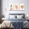 3pcs The Simple Art Of Leaves Wall Art Set Canvas Framed 40x60cm - High Quality Print 100% Australian Made Wall Canvas Ready to Hang - Image 2