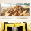 3pcs Ancient city photo (3) Wall Art Set Canvas Framed 40x60cm - High Quality Print 100% Australian Made Wall Canvas Ready to Hang - Image 2
