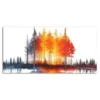 3pcs Abstract Forest Painting Style Artwork Canvas Framed 50x70cm- High Quality Print 100% Australian Made Wall Canvas Ready to Hang - Image 2