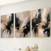 3pcs Abstract Canvas Wall Art Set Canvas Framed 50x70cm - High Quality Print 100% Australian Made Wall Canvas Ready to Hang