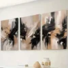 3pcs Abstract Canvas Wall Art Set Canvas Framed 50x70cm - High Quality Print 100% Australian Made Wall Canvas Ready to Hang