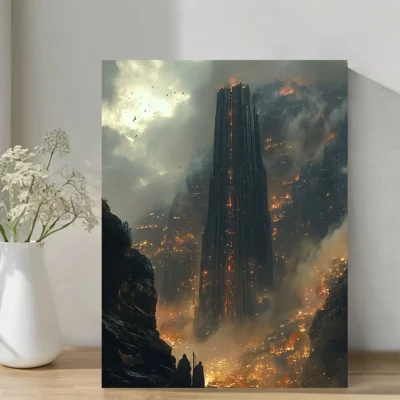 The Dark Tower  Wall Art Canvas Framed 40x60