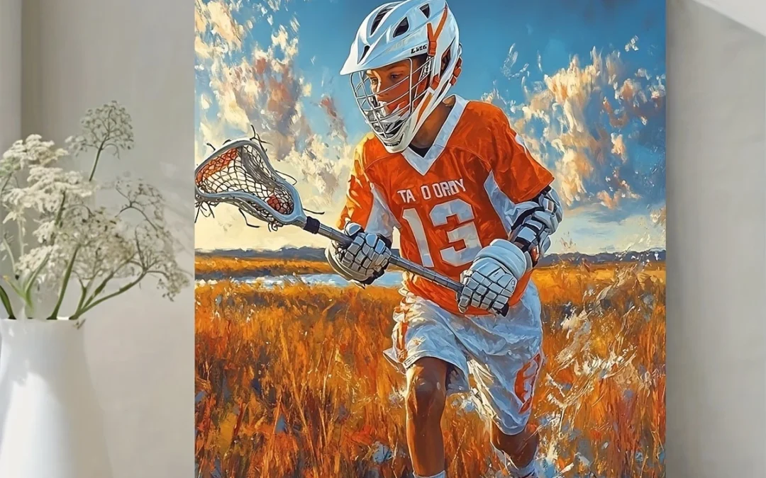 Vibrant Action-Packed Sports Wall Art Canvas Framed 40×60