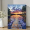 Lake Greenwood South Carolina Wall Art Canvas Framed 40x60
