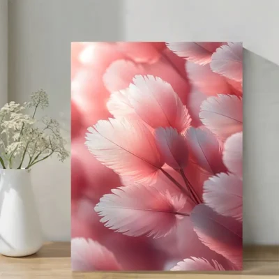 Feather Bouquet  Wall Art Canvas Framed 40x60