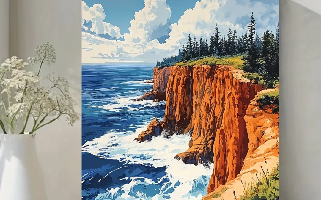 Fundy National Park Wall Art Canvas Framed 40×60
