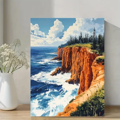 Fundy National Park Wall Art Canvas Framed 40x60