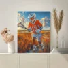 Vibrant Action-Packed Sports Wall Art Canvas Framed 40x60 - Image 3