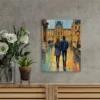 Louvre Museum Paris Oil Painting Wall Art Canvas Framed 40x60 - Image 3