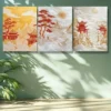 3pcs Chinese Traditional Pavilion Wall Art Set Canvas Framed 50x70cm - High Quality Print 100% Australian Made Wall Canvas Ready to Hang