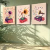 3pcs Note, record Wall Art Set Canvas Framed 40x60cm - High Quality Print 100% Australian Made Wall Canvas Ready to Hang - Image 3
